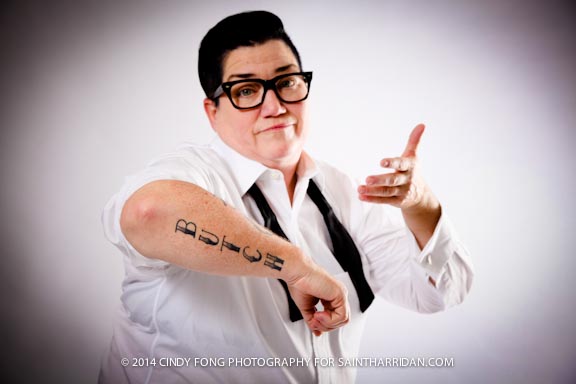 Photo of OITNB's self-declared butch, Lea DeLaria by Cindy Fong.